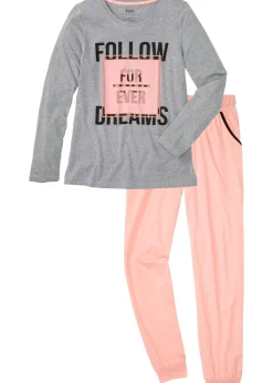 Pyjama en coton et viscose