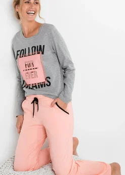 Pyjama en coton et viscose