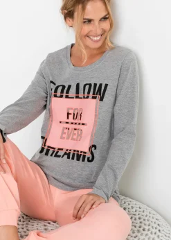 Pyjama en coton et viscose