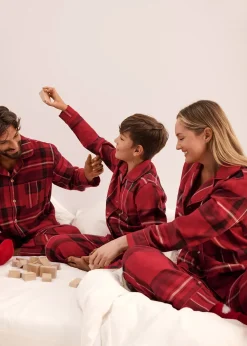 Pyjama en douce flanelle de coton avec pochette cadeau