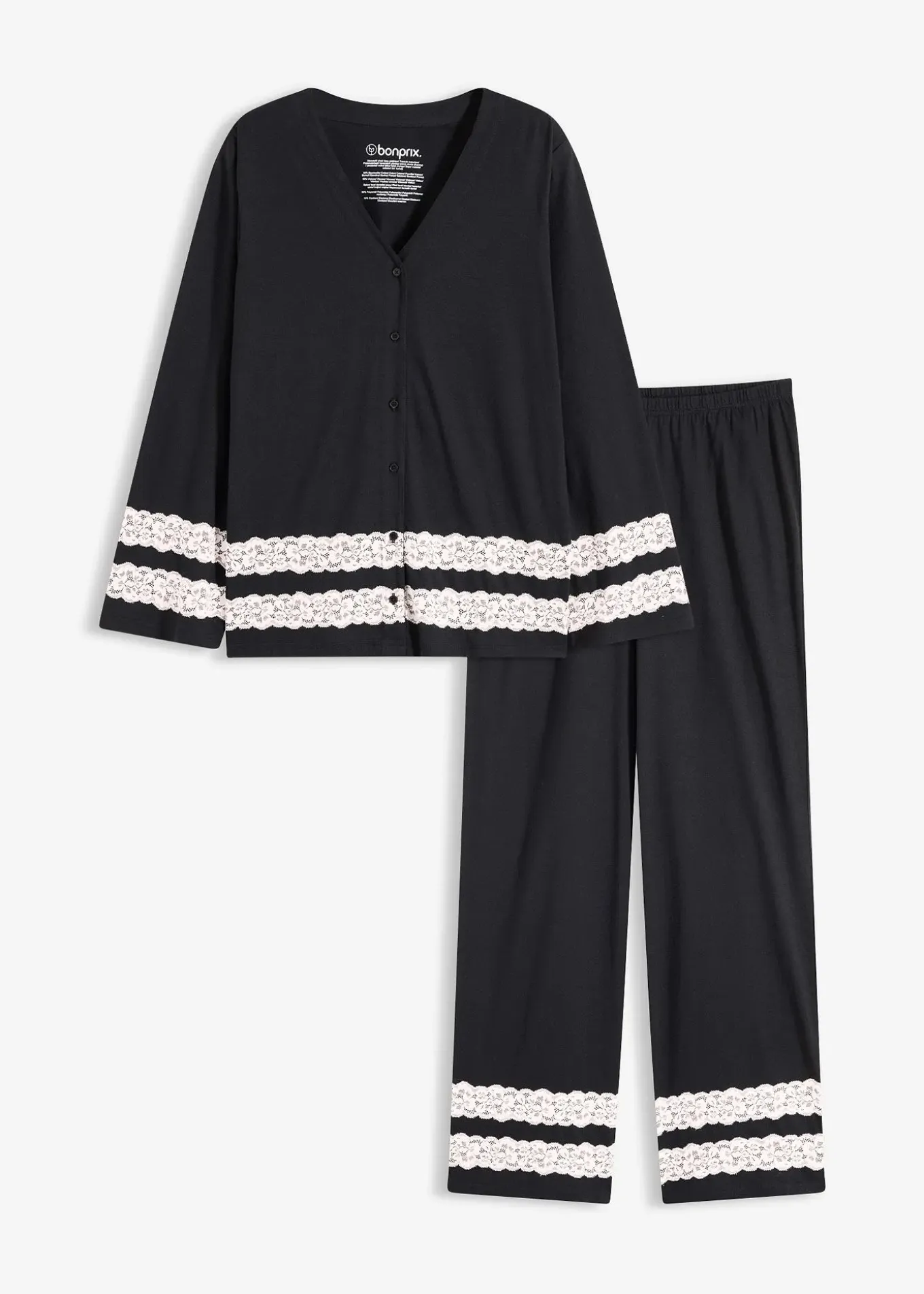 Pyjama en douce viscose mélangée