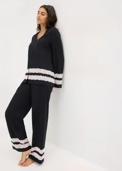 Pyjama en douce viscose mélangée