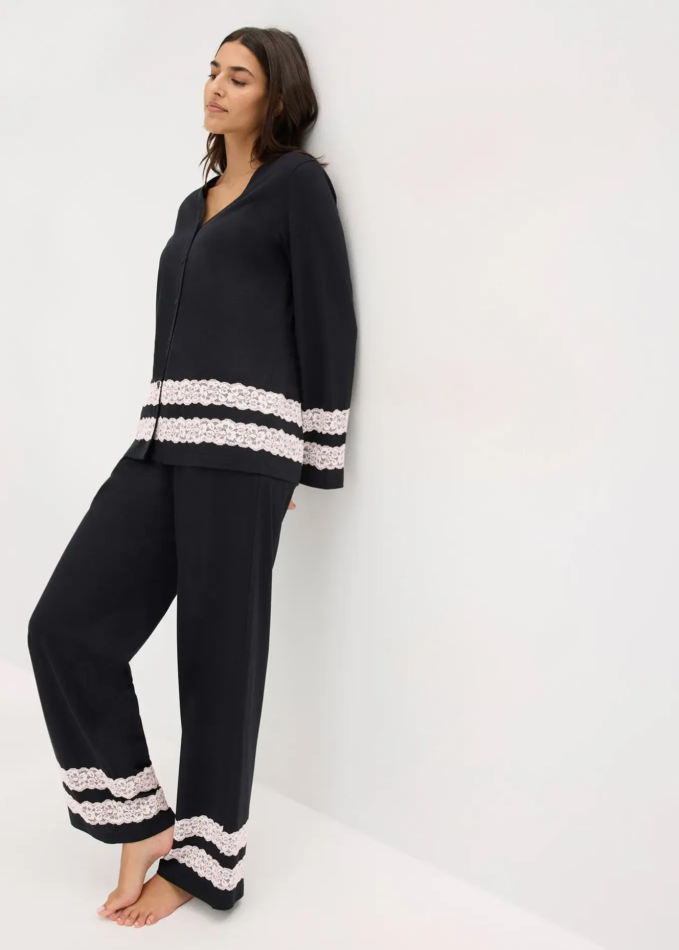 Pyjama en douce viscose mélangée