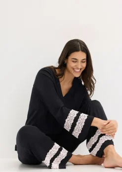 Pyjama en douce viscose mélangée