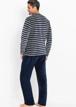 Pyjama en velours doux à manches longues