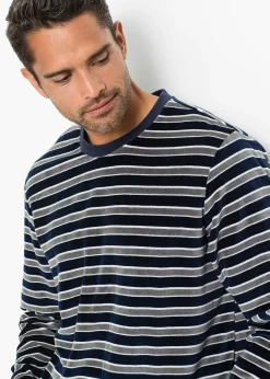 Pyjama en velours doux à manches longues