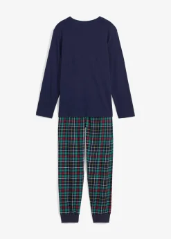 Pyjama enfant avec pantalon en flanelle et coton (ens. 2 pces)