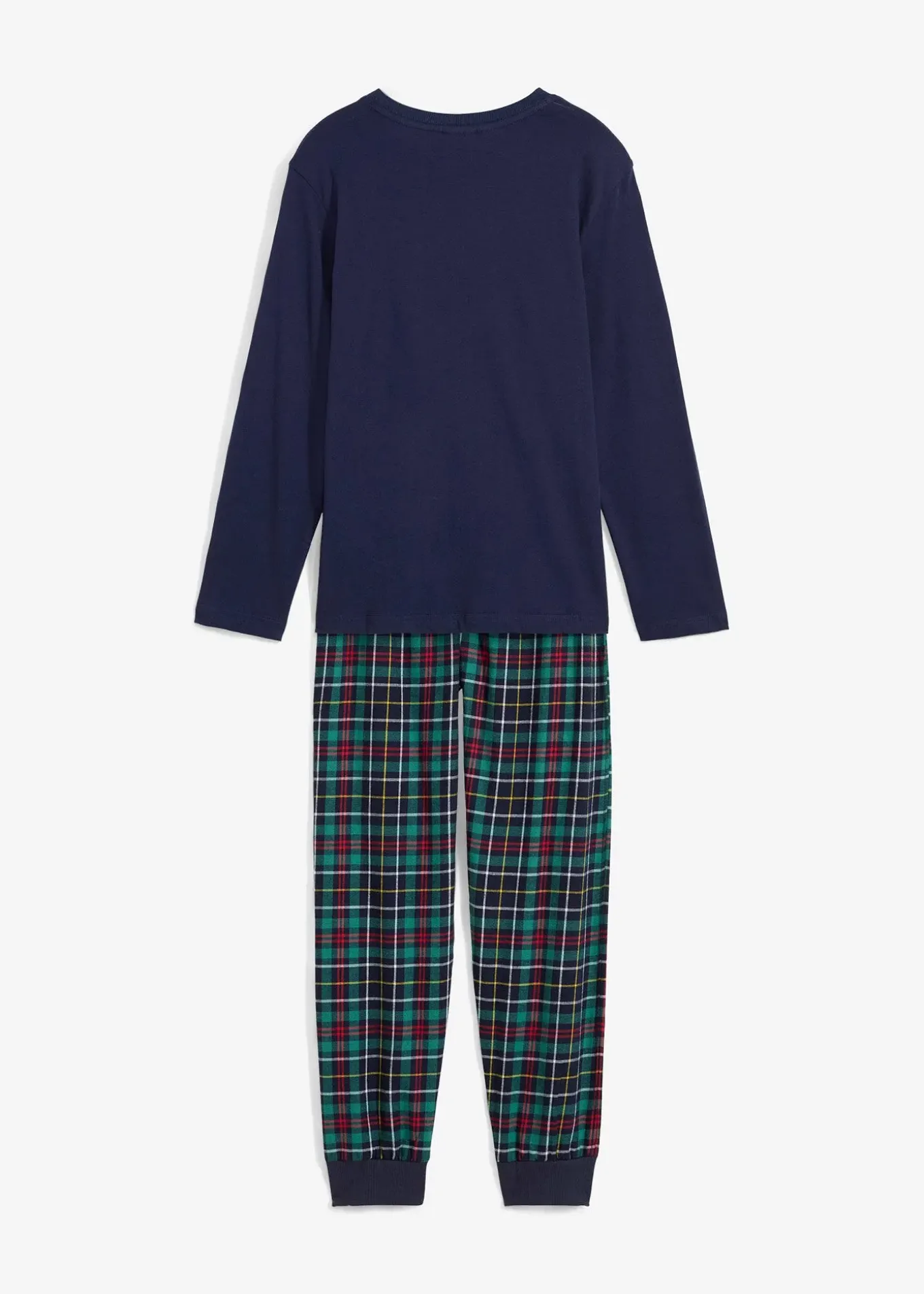 Pyjama enfant avec pantalon en flanelle et coton (ens. 2 pces)