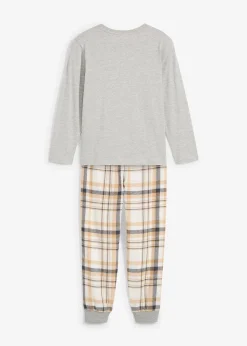 Pyjama enfant avec pantalon en flanelle (ens. 2 pces)