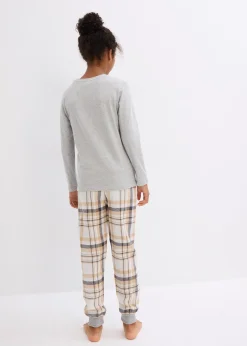 Pyjama enfant avec pantalon en flanelle (ens. 2 pces)