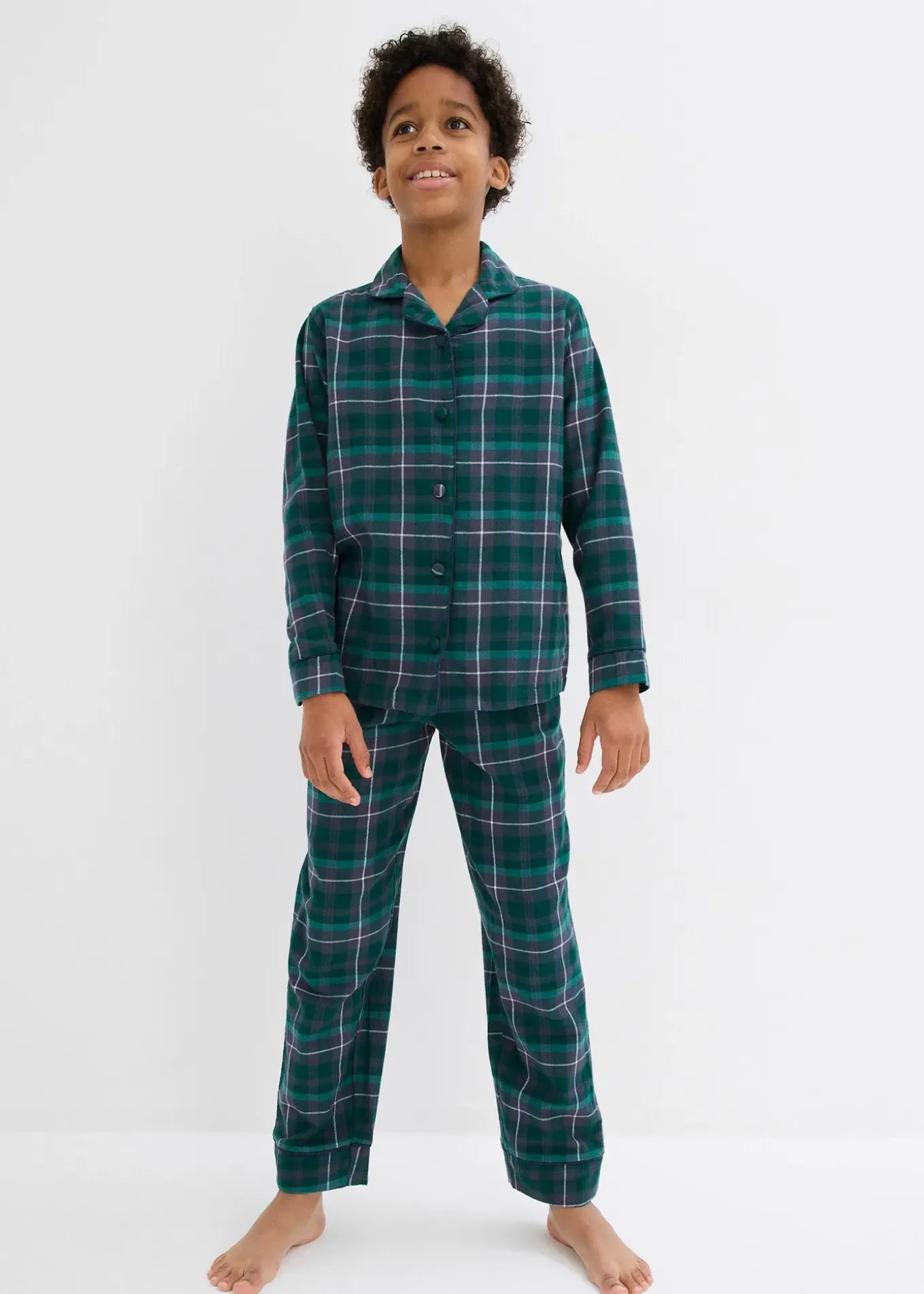 Pyjama enfant en flanelle tissée (ens. 2 pces)