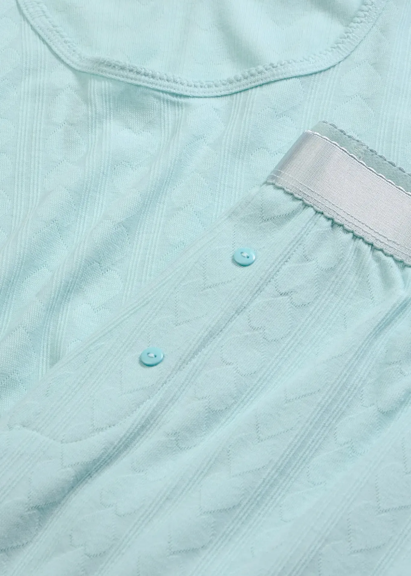 Pyjama léger à motif cœurs