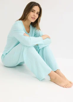 Pyjama léger à motif cœurs