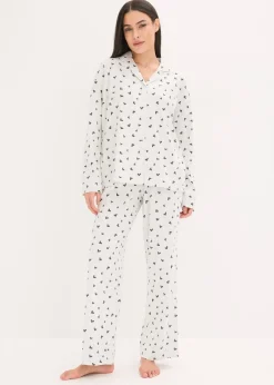 Pyjama oversize boutonné