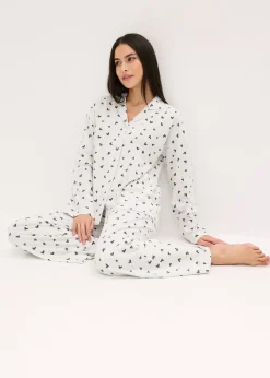 Pyjama oversize boutonné