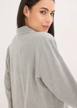 Pyjama tissé en flanelle avec motif chevrons