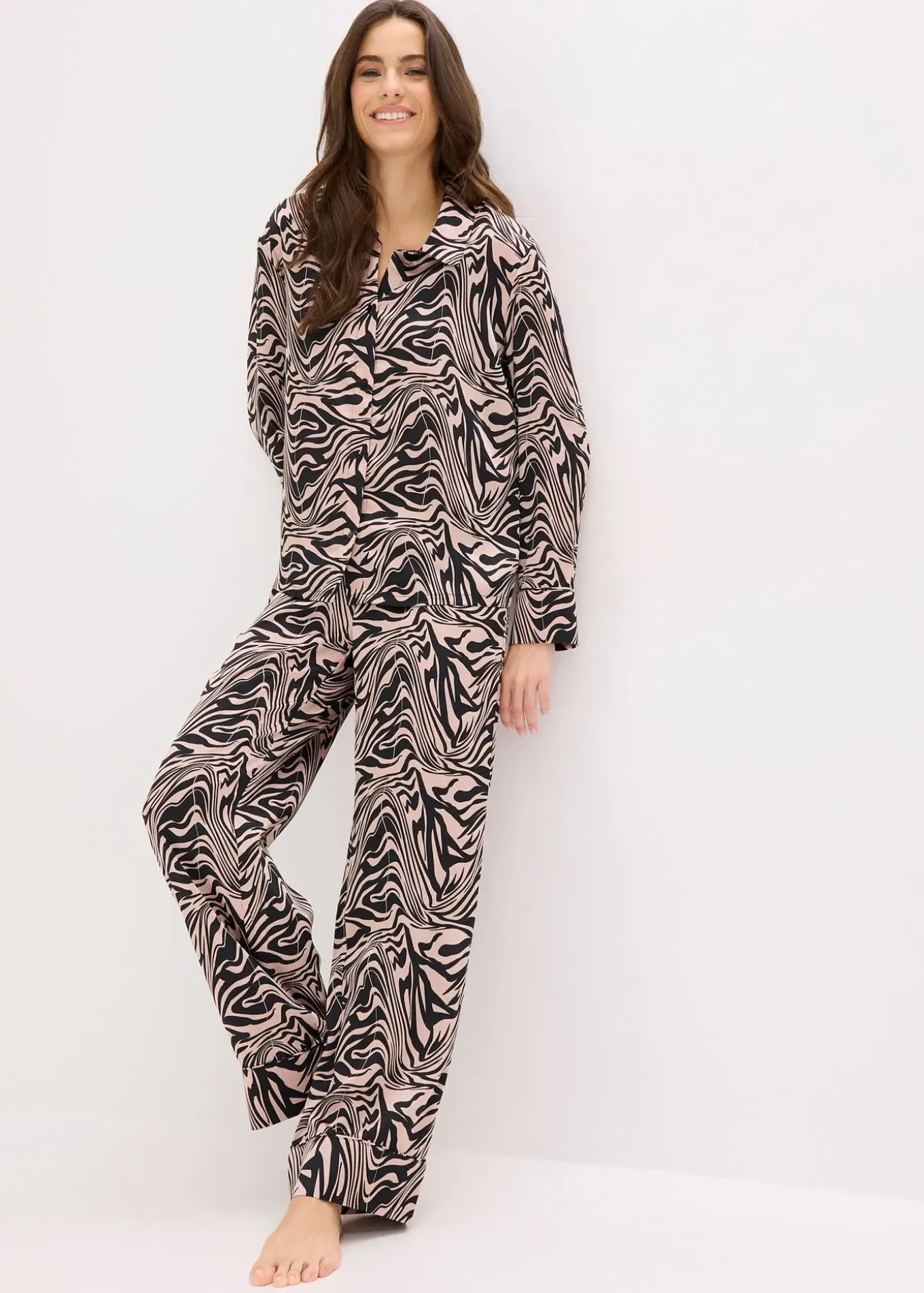 Pyjama tissé en satin