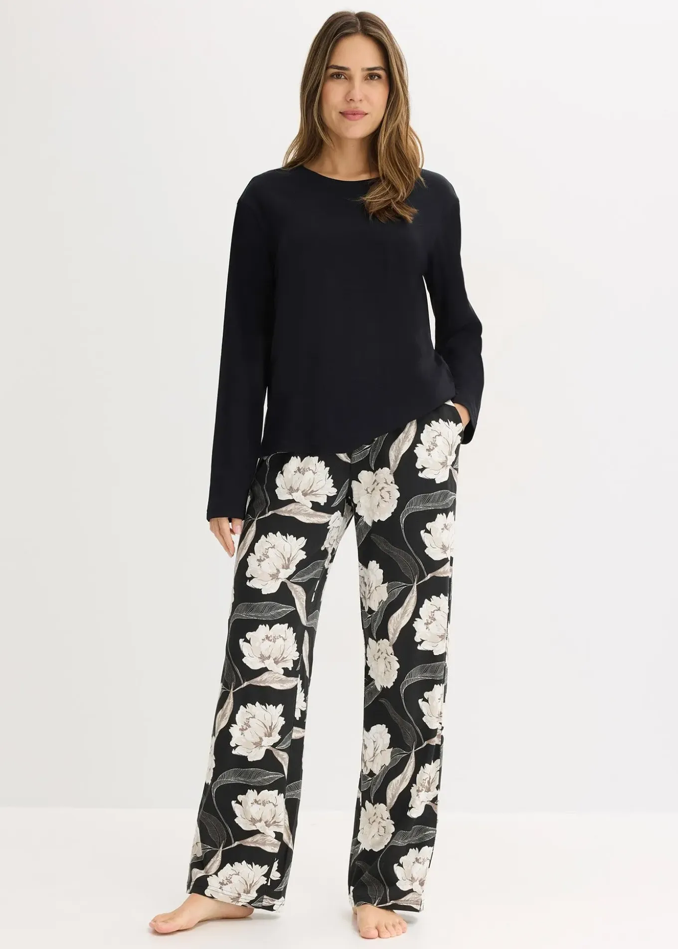 Pyjama évasé avec viscose