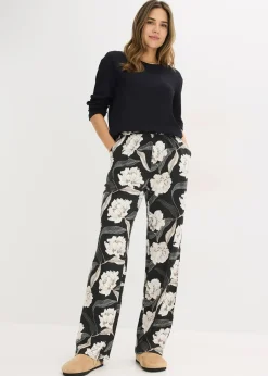 Pyjama évasé avec viscose