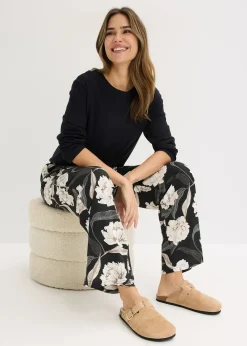 Pyjama évasé avec viscose