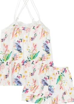 Pyjashort à bretelles spaghetti