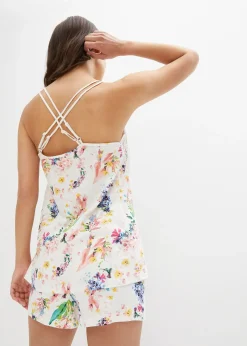 Pyjashort à bretelles spaghetti