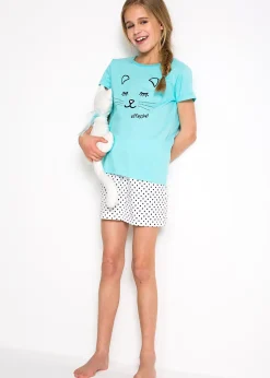 Pyjashort 100% coton (ens. 2 pces)