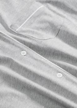 Pyjashort avec chemise boutonnée