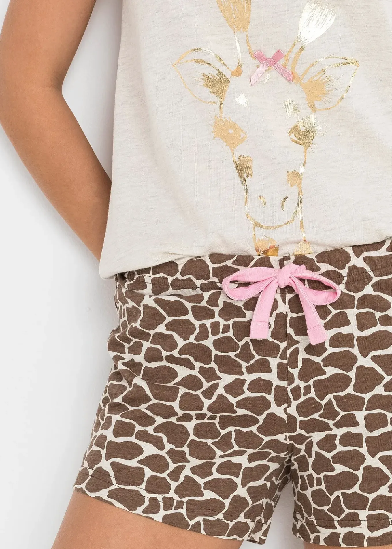 Pyjashort avec imprimé foil