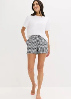 Pyjashort avec short tissé