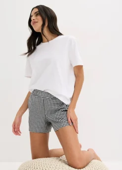 Pyjashort avec short tissé