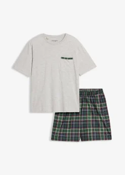 Pyjashort avec T-shirt à poche poitrine