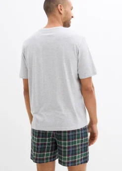 Pyjashort avec T-shirt à poche poitrine