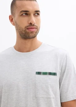 Pyjashort avec T-shirt à poche poitrine