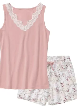 Pyjashort avec une jolie dentelle