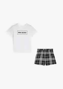 Pyjashort doux en coton (ens. 2 pces)