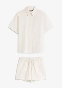 Pyjashort tissé 100% coton