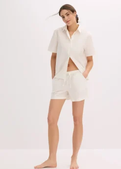 Pyjashort tissé 100% coton