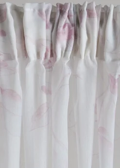 Rideau à imprimé floral (1 pce)