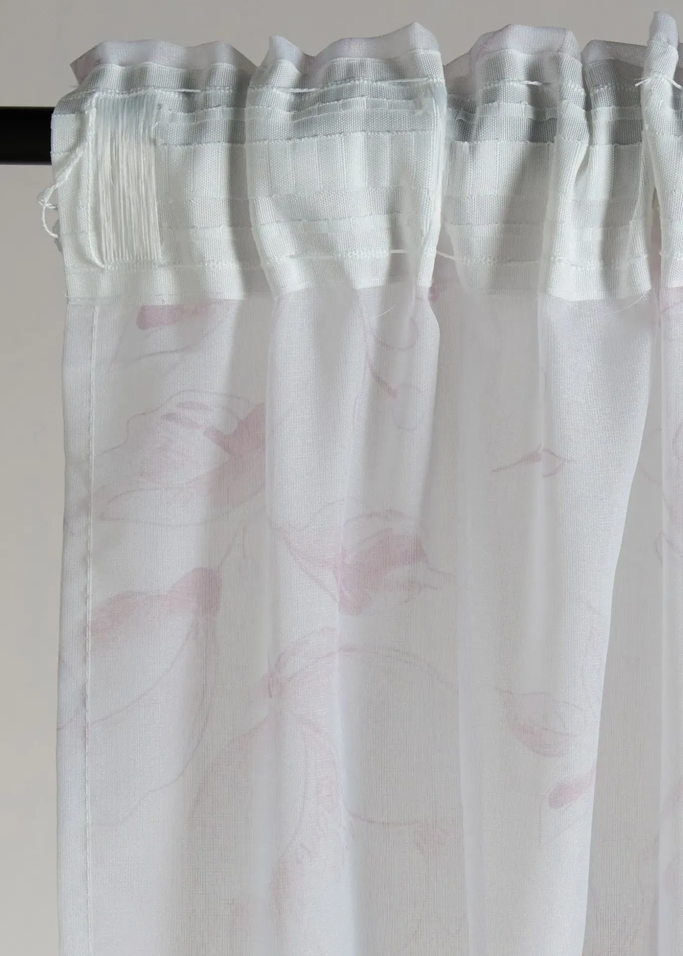 Rideau à imprimé floral (1 pce)