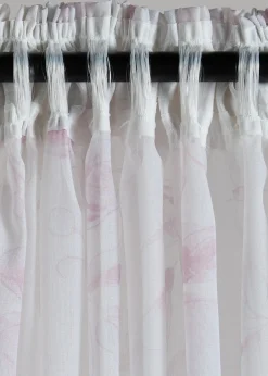 Rideau à imprimé floral (1 pce)