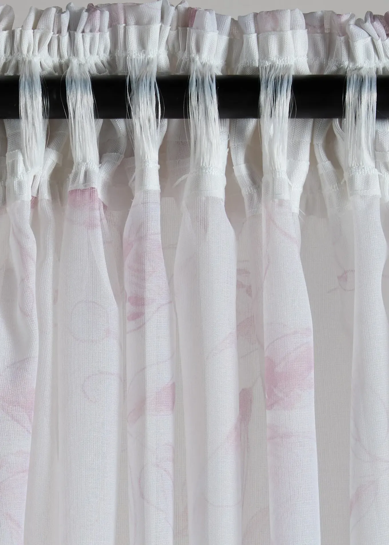 Rideau à imprimé floral (1 pce)