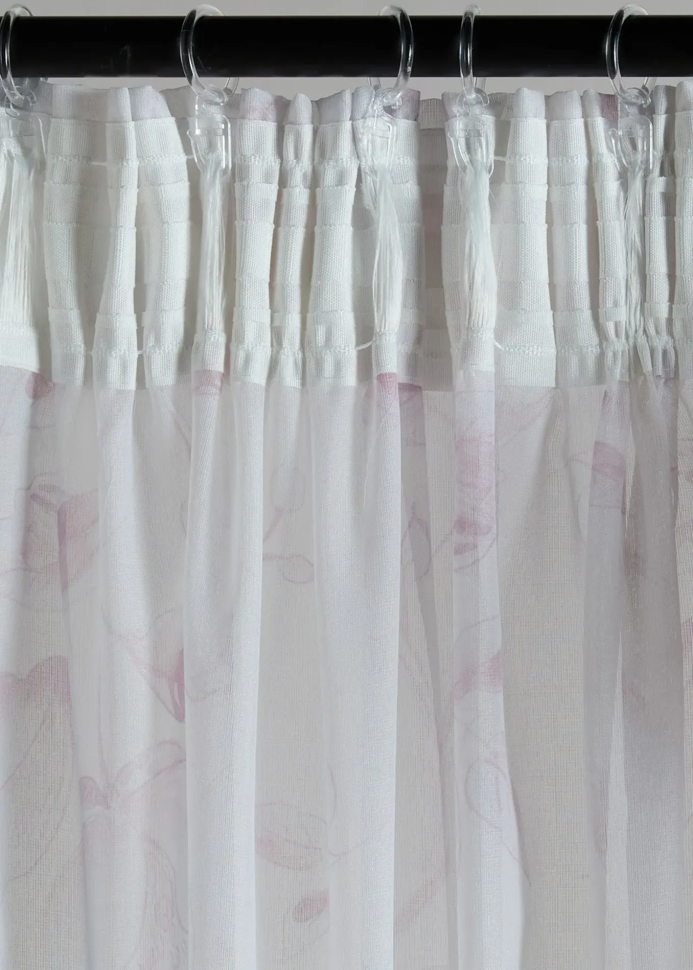 Rideau à imprimé floral (1 pce)