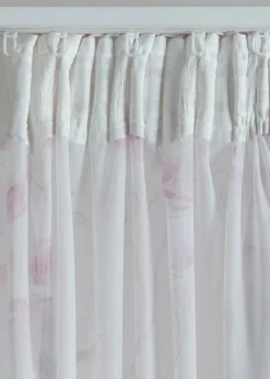 Rideau à imprimé floral (1 pce)