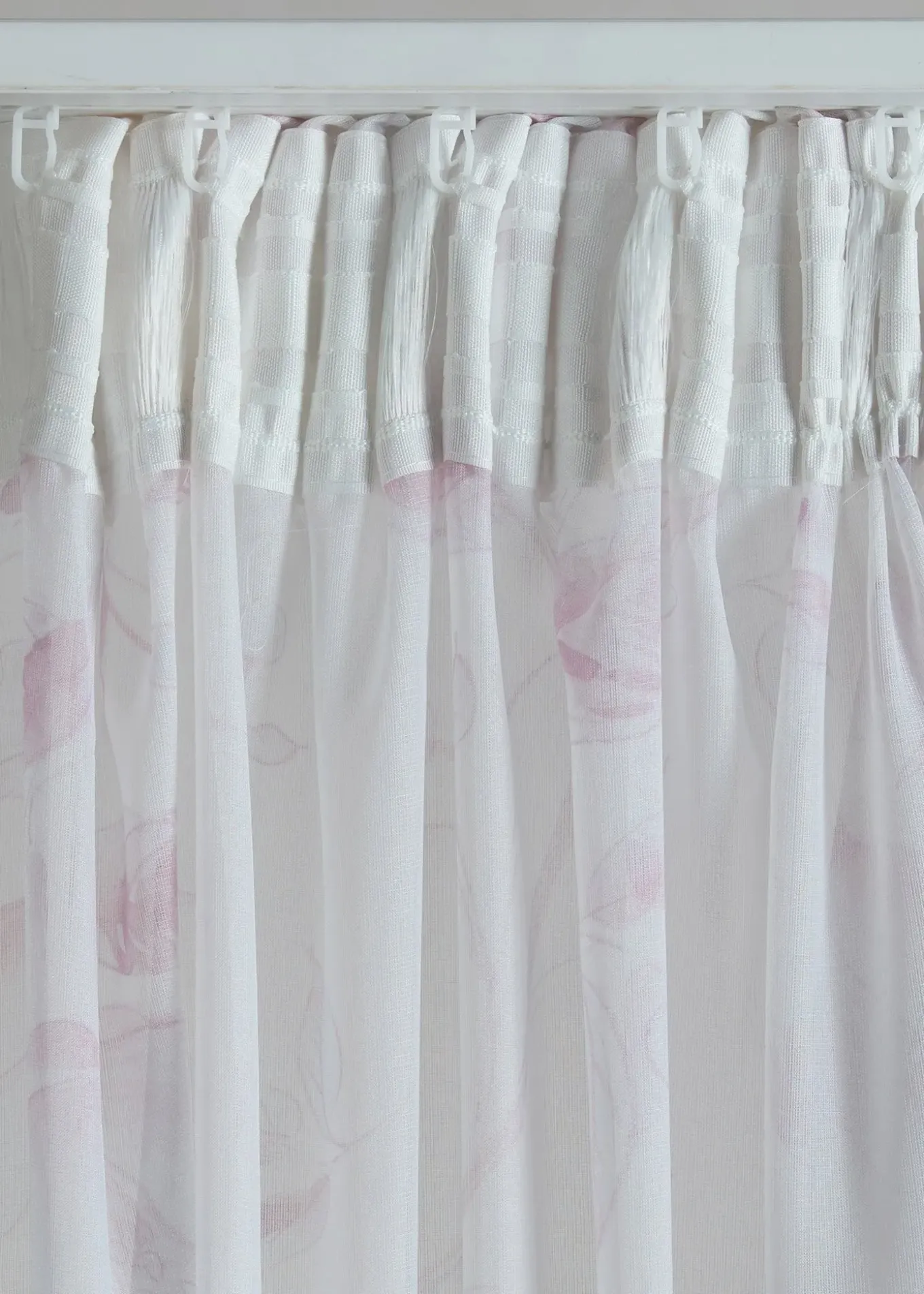 Rideau à imprimé floral (1 pce)