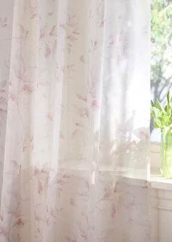 Rideau à imprimé floral (1 pce)