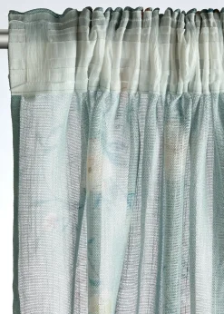 Rideau à imprimé floral (1 pce)