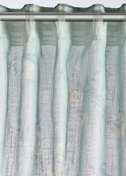 Rideau à imprimé floral (1 pce)