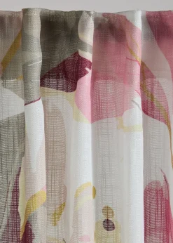 Rideau à imprimé floral (1 pce)