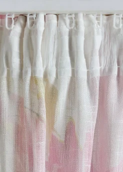 Rideau à imprimé floral (1 pce)